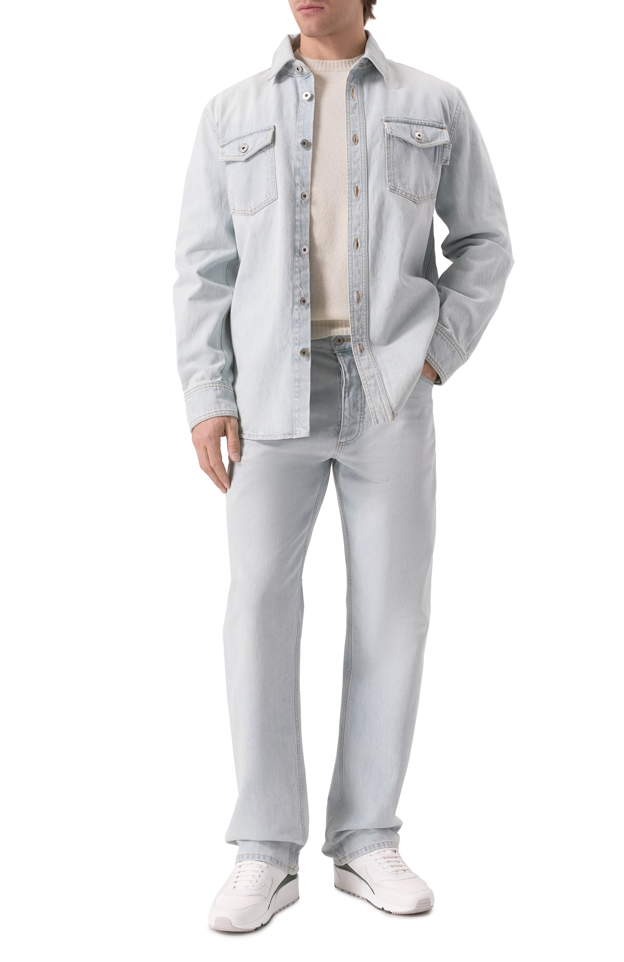 Комбинированные кроссовки bump 15 SAINT LAURENT, арт. 822731/00NA1, фото 2