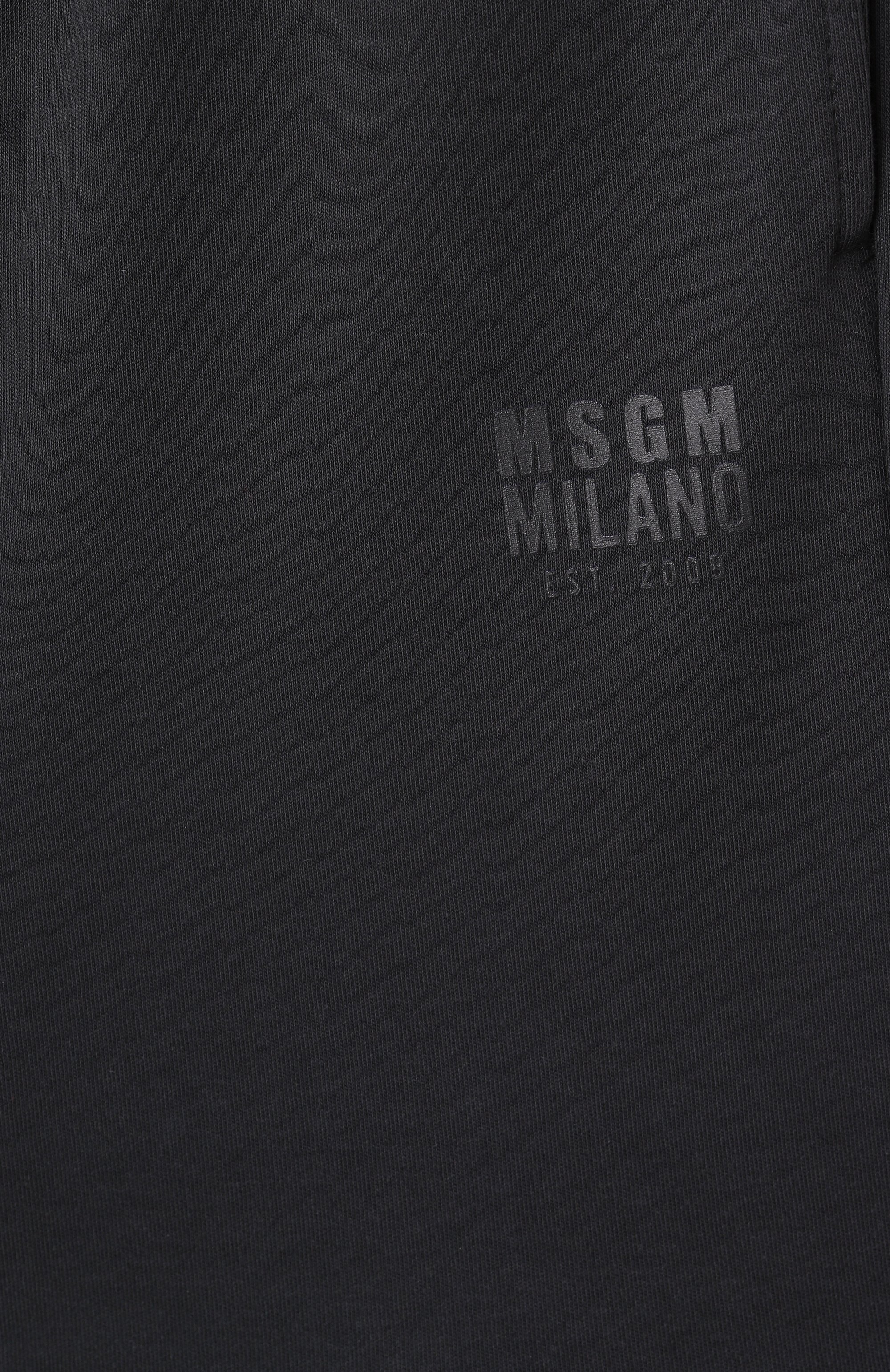 Хлопковые шорты MSGM KIDS, арт. S5MSJUBE173, фото 3