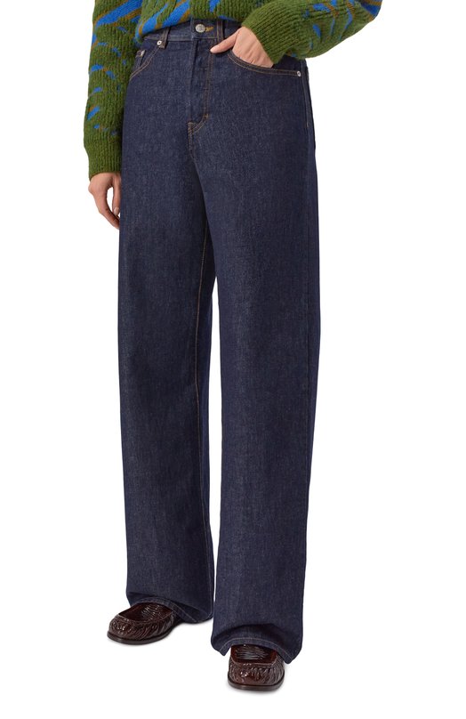 Джинсы Dries Van Noten 130935/3384 Синий  130935/3384 Фото 3