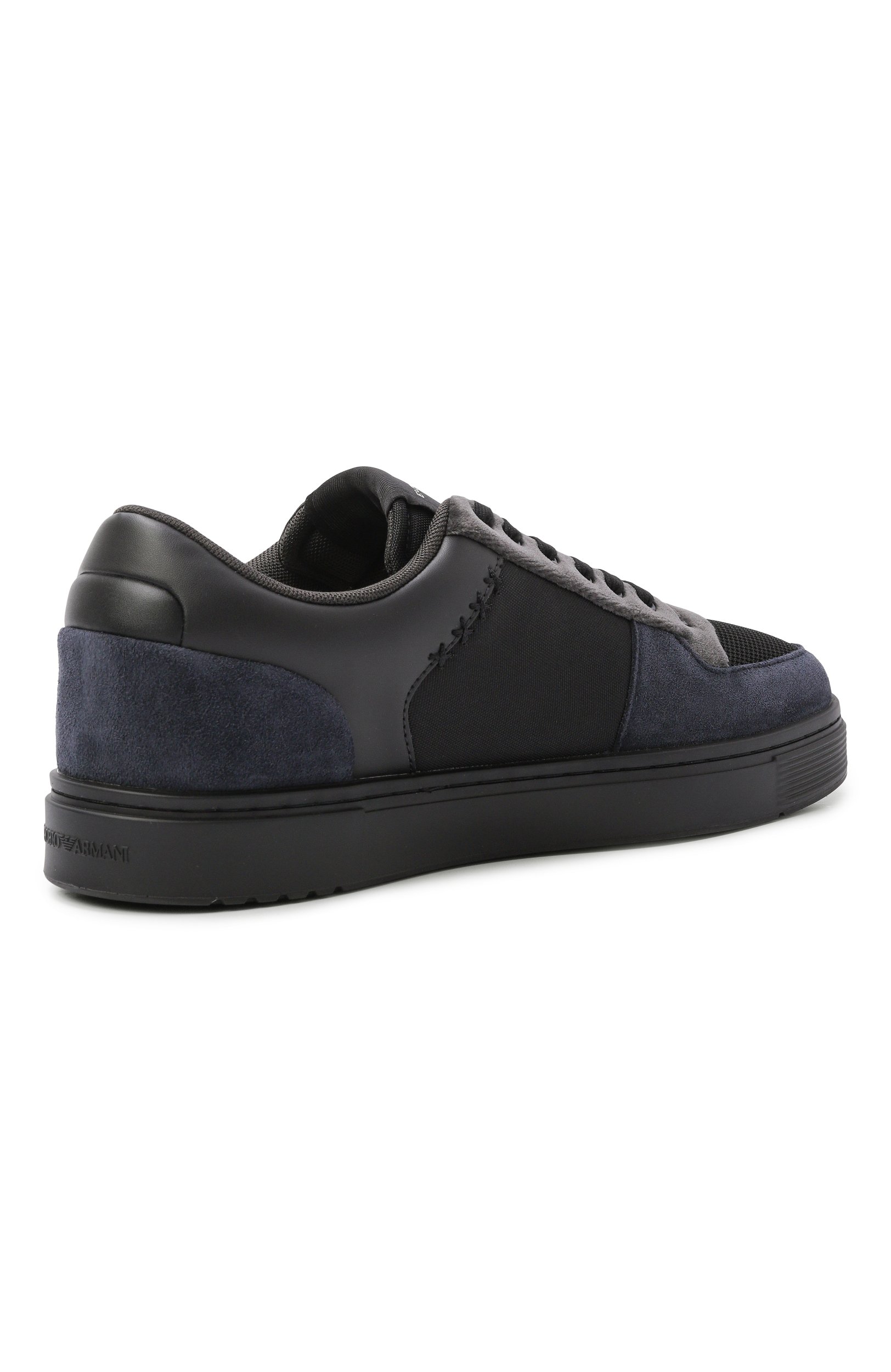 Комбинированные кеды EMPORIO ARMANI, арт. EM005293/AF23155, фото 4