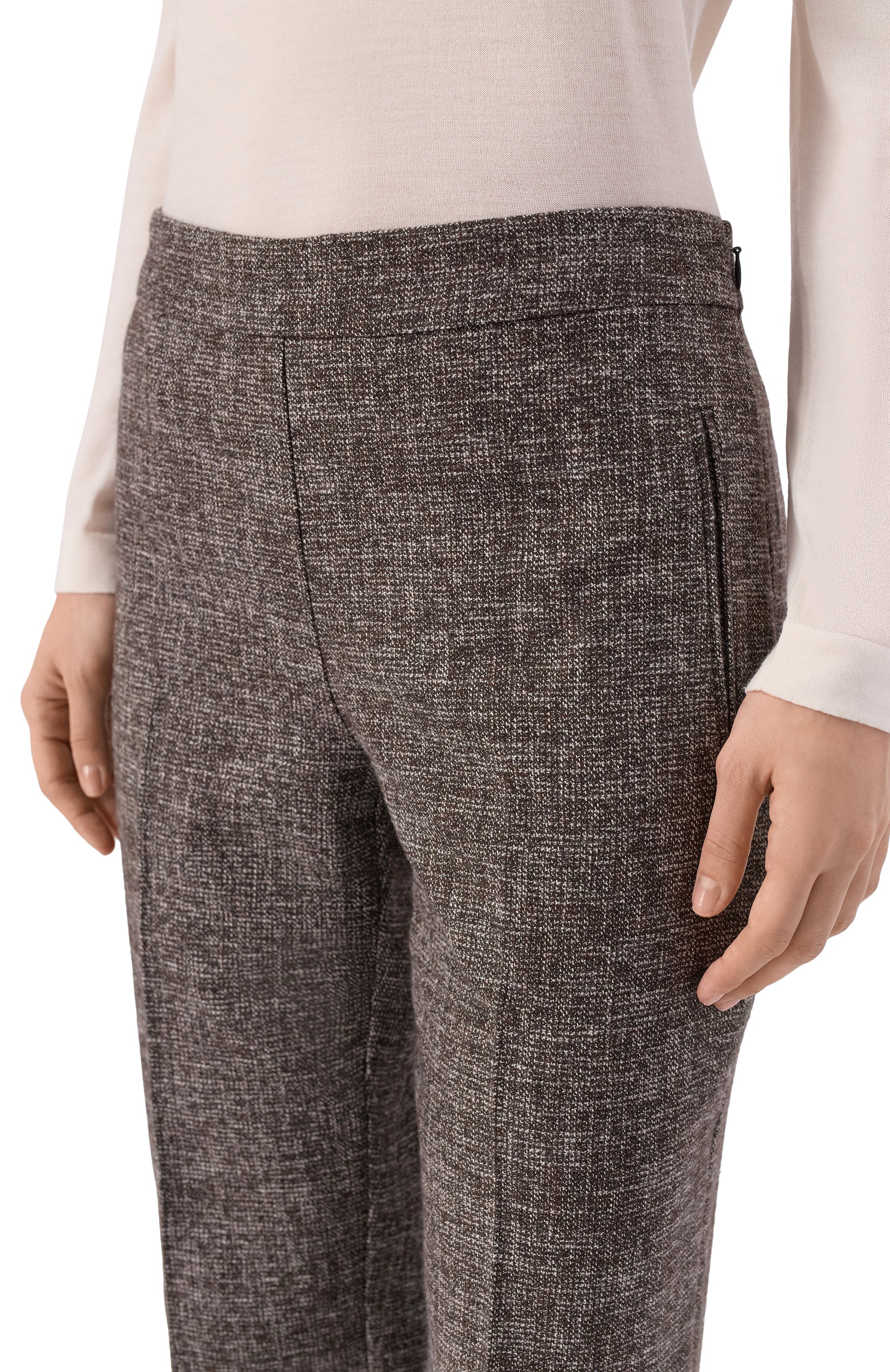 Брюки PINKO коричневого цвета по цене 22300 руб., арт. 105634/A2SK, фото 5 Брюки PINKO, арт. 105634/A2SK, фото 5