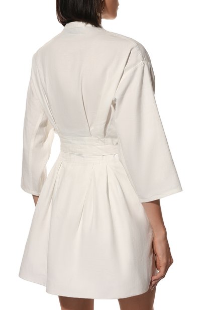 Платье изо льна и хлопка LOEWE, арт. S616Y09X13, фото 4