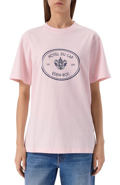 Хлопковая футболка sporty & rich x hotel du cap-eden-roc SPORTY AND RICH, арт. T004360666P140, фото 3