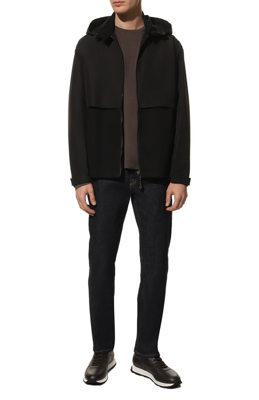 Кожаные кроссовки Stefano Ricci US61_G6436/WY Коричневый  US61_G6436/WY Фото 2