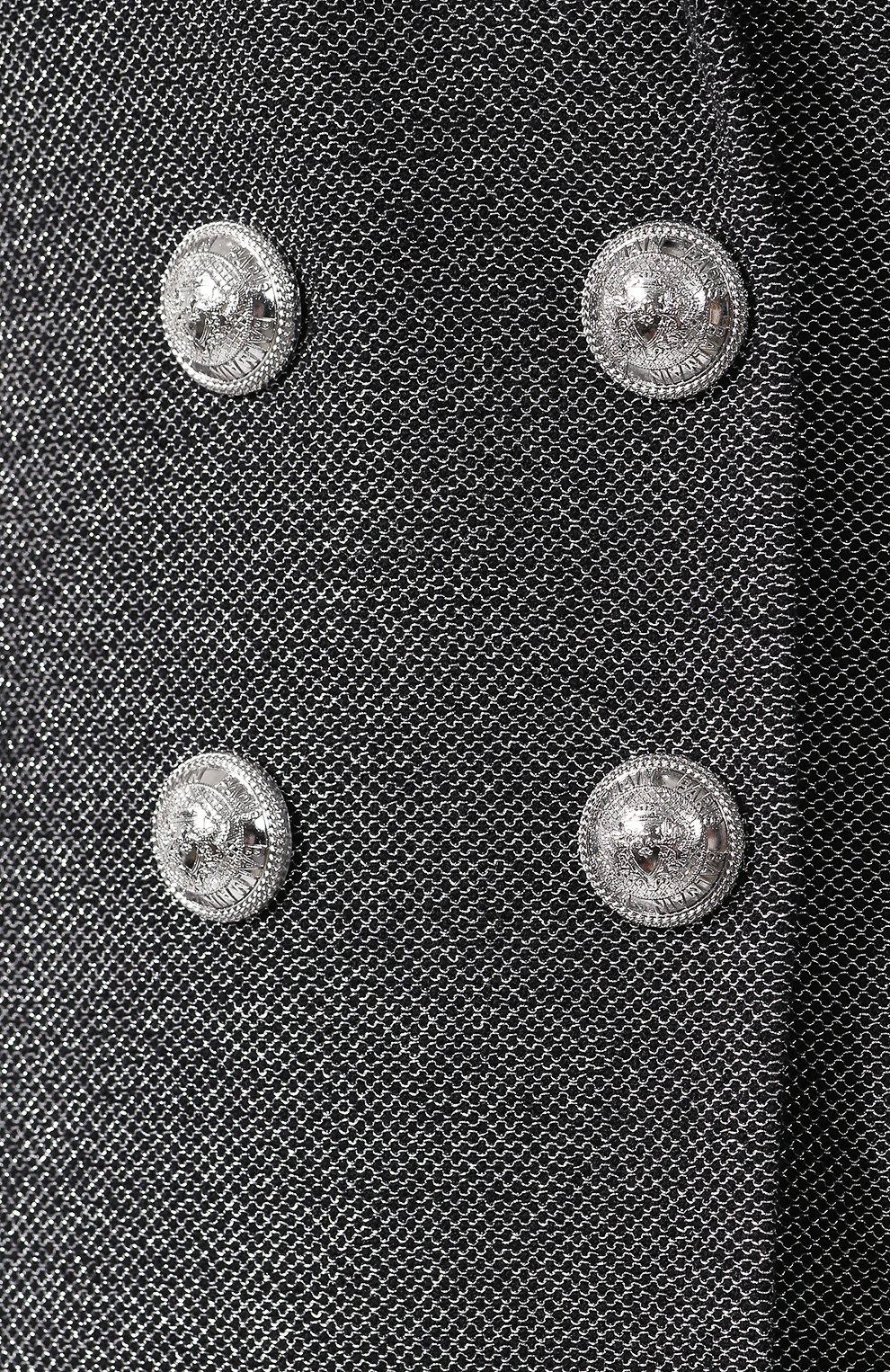 Платье BALMAIN темно-серого цвета по цене 298000 руб., арт. SF06059/W054, фото 5 Платье BALMAIN, арт. SF06059/W054, фото 5