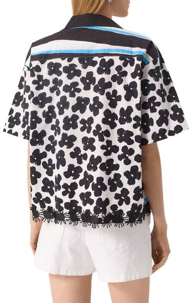 Хлопковая рубашка MSGM, арт. 3841MDE27Y/257150, фото 4