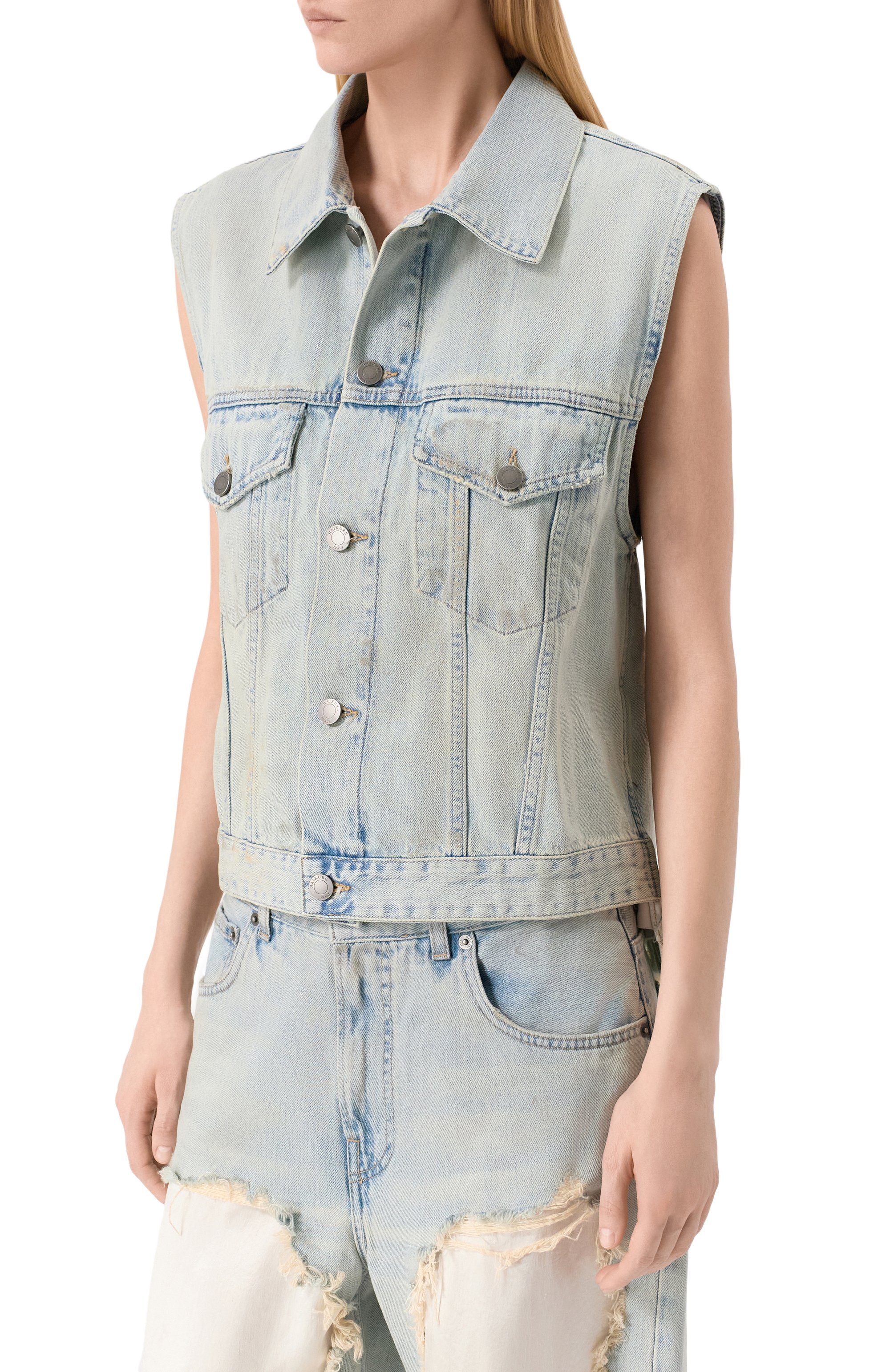 Джинсовый жилет ryder HAIKURE, арт. HEW09127DF204L0935/RYDER DUSTY BLUE, фото 3