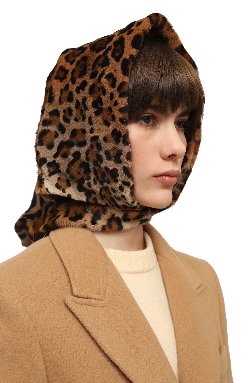 Меховая косынка лэни из кенгуру FURLAND леопардового цвета по цене 103400 руб., арт. 0160830150003200000, фото 2 Меховая косынка лэни из кенгуру FURLAND, арт. 0160830150003200000, фото 2