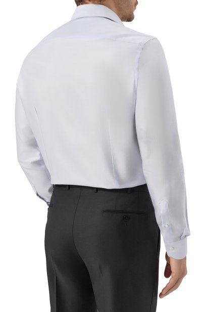 Хлопковая сорочка CANALI, арт. NCLX018/GR03440, фото 4