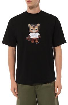 Мужская хлопковая футболка DOMREBEL черного цвета, арт. M DESTR0Y/TSHIRT | Фото 3 (Материал внешний: Хлопок; Длина (для топов): Стандартные; Рукава: Короткие; Принт: С принтом; Стили: Гранж; Мужское Кросс-КТ: Футболка-одежда; Кросс-КТ: Джерси)