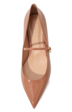 Кожаные балетки ribbon jane GIANVITO ROSSI, арт. G22162.05CU0.VERPRAL, фото 1