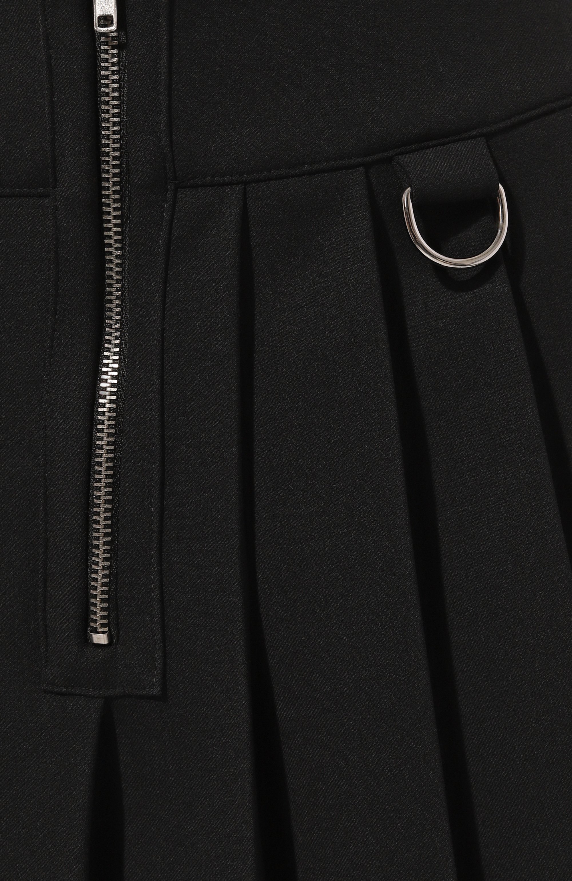 Плиссированная юбка VETEMENTS черного цвета по цене 87800 руб., арт. WE64SK120B, фото 5 Плиссированная юбка VETEMENTS, арт. WE64SK120B, фото 5