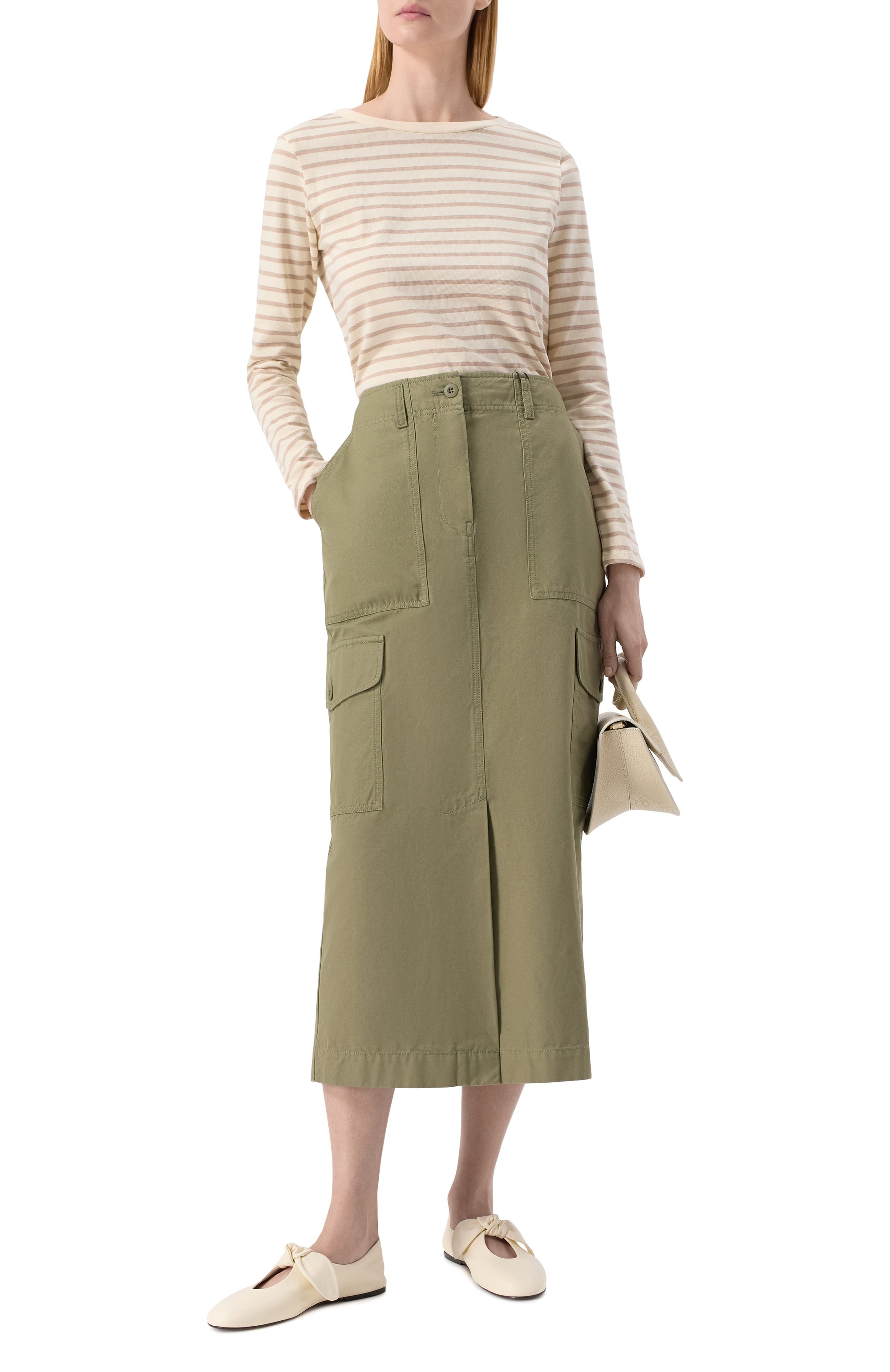 Хлопковая юбка WEEKEND MAX MARA, арт. CALAIS, фото 2