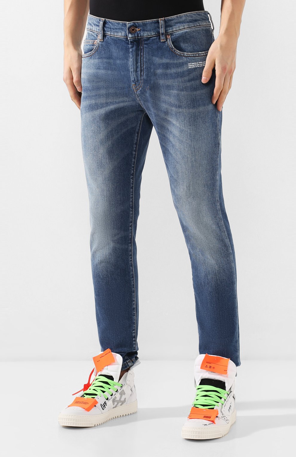 Джинсы OFF-WHITE, арт. 0MYA058R20G940278701, фото 3