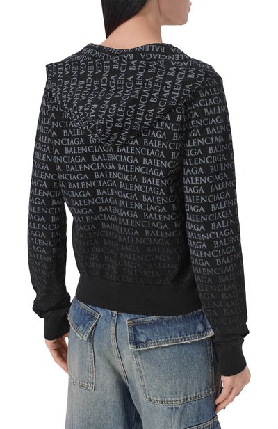 Хлопковая толстовка BALENCIAGA, арт. 857111/T3427, фото 4