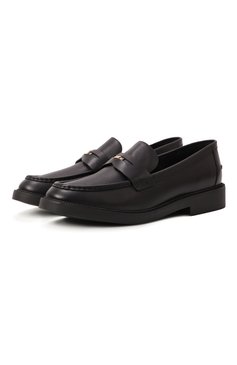 Женские кожаные пенни-лоферы eden MICHAEL MICHAEL KORS черного цвета, арт. 40R4EDMP1L | Фото 1 (Подошва: Платформа; Каблук высота: Низкий; Материал сплава: Проставлено; Драгоценные камни: Проставлено; Материал внутренний: Натуральная кожа; Материал внешний: Натуральная кожа)