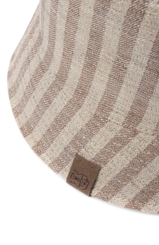Льняная панама Brunello Cucinelli MCAP90017 Бежевый  MCAP90017 Фото 3
