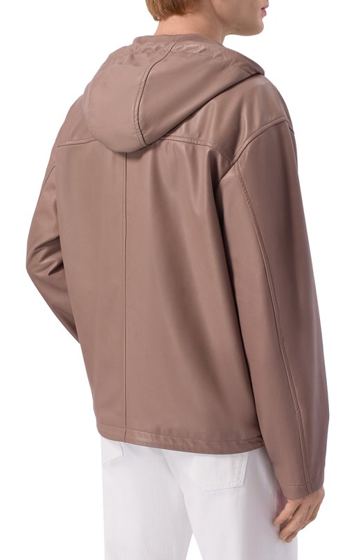 Кожаная куртка MVST M26.2PM.L011/L011 NAPPA CREAM Бежевый  M26.2PM.L011/L011 NAPPA CREAM Фото 4