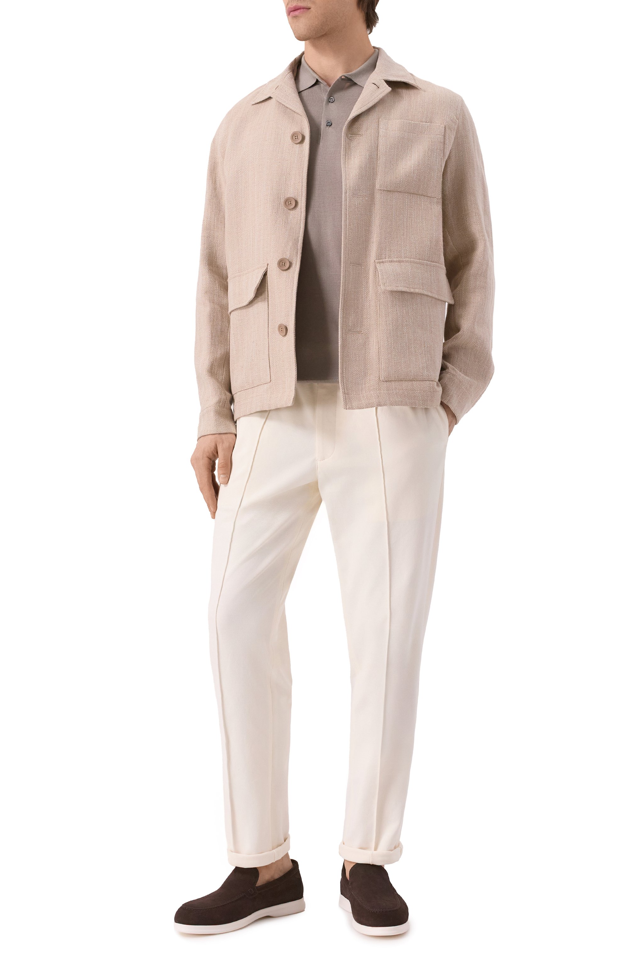 Шелковое поло CORNELIANI, арт. 25M541-2525170, фото 2