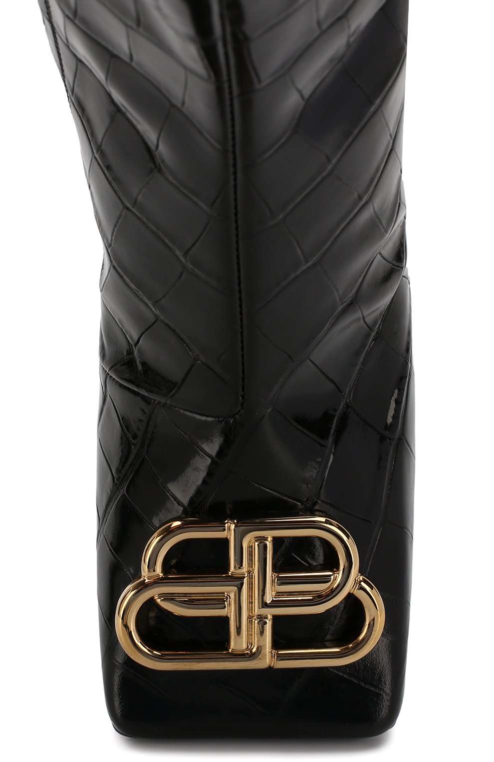 Кожаные ботильоны double square bb BALENCIAGA, арт. 591099/WA9D1, фото 5