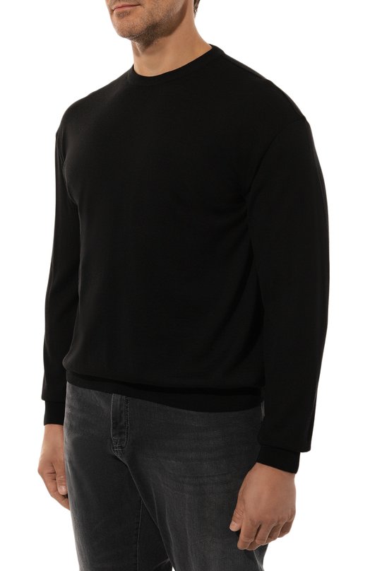 Шерстяной джемпер Paul&Shark C0P1047/FLV/U Чёрный  C0P1047/FLV/U Фото 3