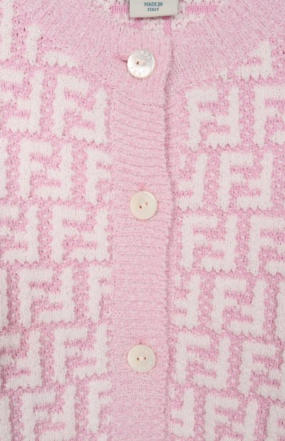 Кардиган из хлопка и вискозы FENDI, арт. JFG238/AVW7/8A-12+, фото 3