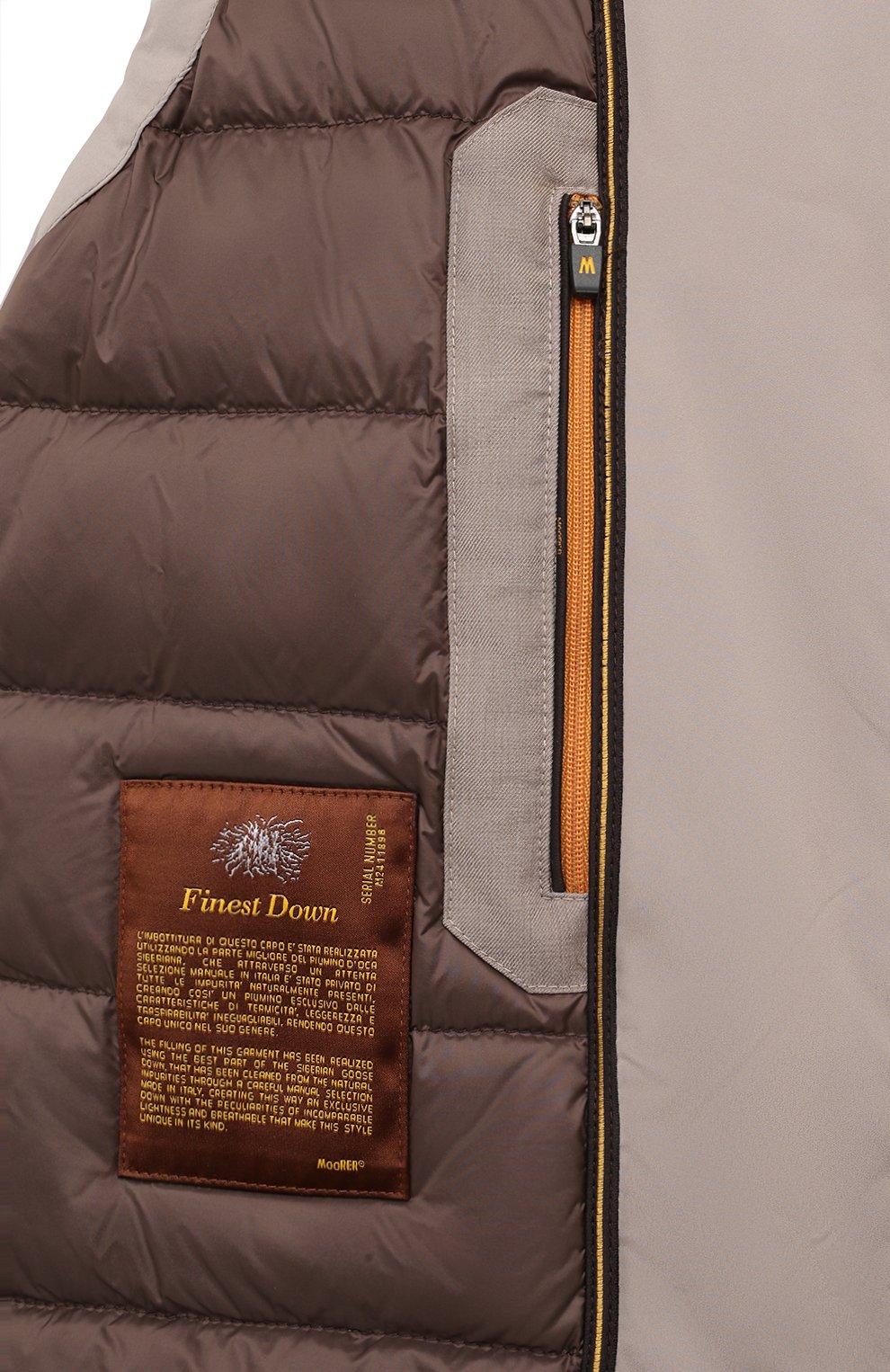 Пуховый жилет uros-skt MOORER, арт. UR0S-SKT, фото 6