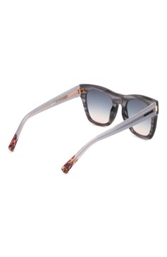 Женские солнцезащитные очки MISSONI серо-голубого цвета, арт. MIS0069 2W8 | Фото 4 (Тип очков: С/з; Нос: Не проставлено; Региональные ограничения белый список (Axapta Mercury): Не проставлено; Материал: Пластик; Оптика Гендер: оптика-женское; Очки форма: Квадратные)