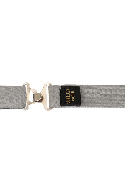 Шелковый галстук-бабочка ZILLI серого цвета по цене 14750 руб., арт. NPAP5860, фото 3 Шелковый галстук-бабочка ZILLI, арт. NPAP5860, фото 3