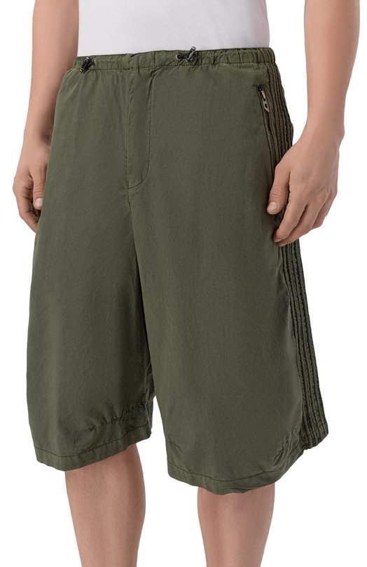 Хлопковые шорты Diesel A20170/0ENBG Хаки  A20170/0ENBG Фото 3