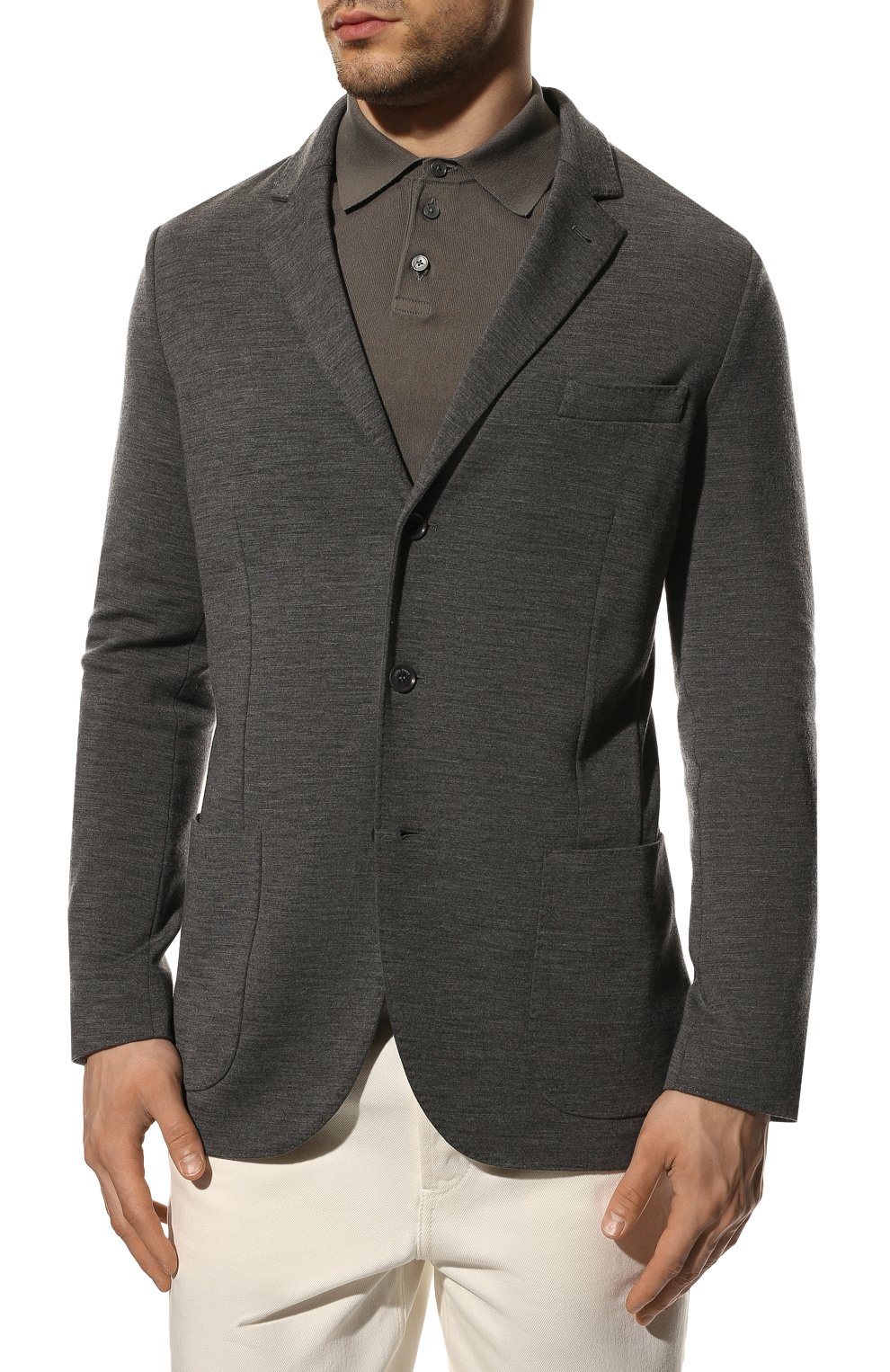 Шерстяной пиджак LORO PIANA, арт. FAI7802, фото 3