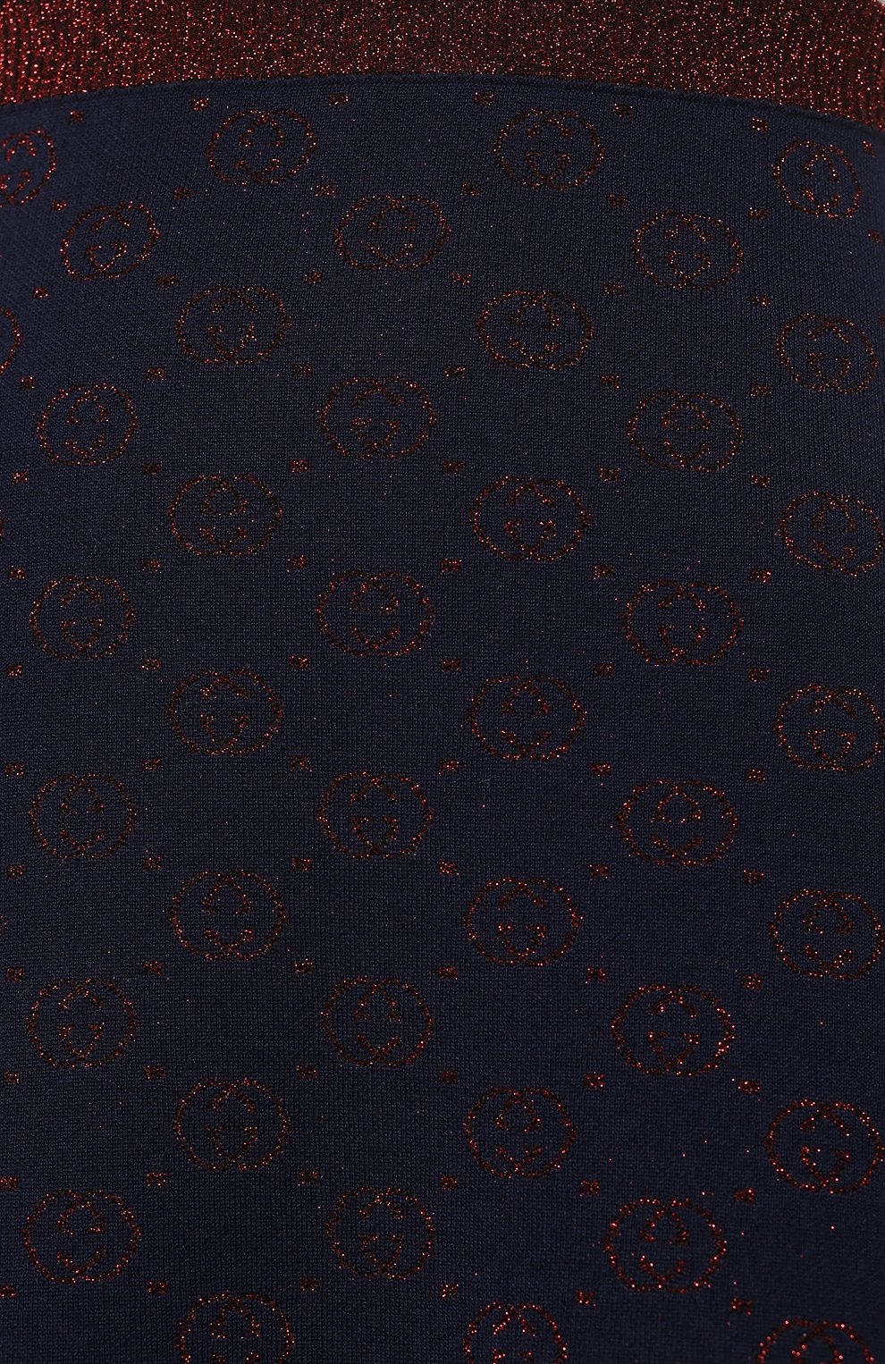 Шерстяная юбка GUCCI синего цвета по цене 83800 руб., арт. 605923/XKAHT, фото 5 Шерстяная юбка GUCCI, арт. 605923/XKAHT, фото 5
