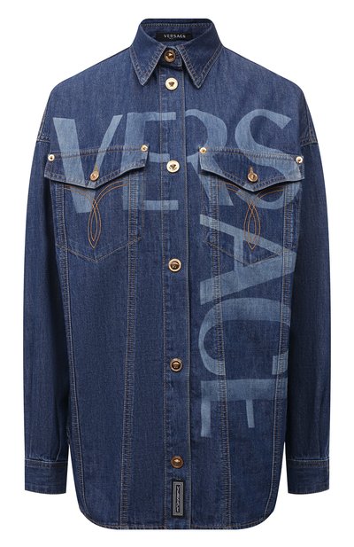 Женская джинсовая рубашка VERSACE, арт. 1001514/1A00592