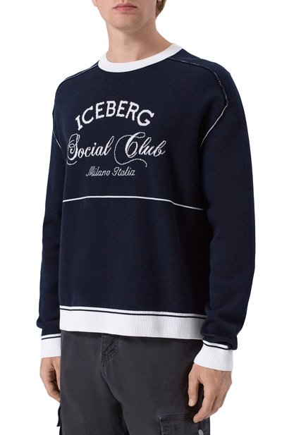 Хлопковый джемпер ICEBERG, арт. A005/7604, фото 3