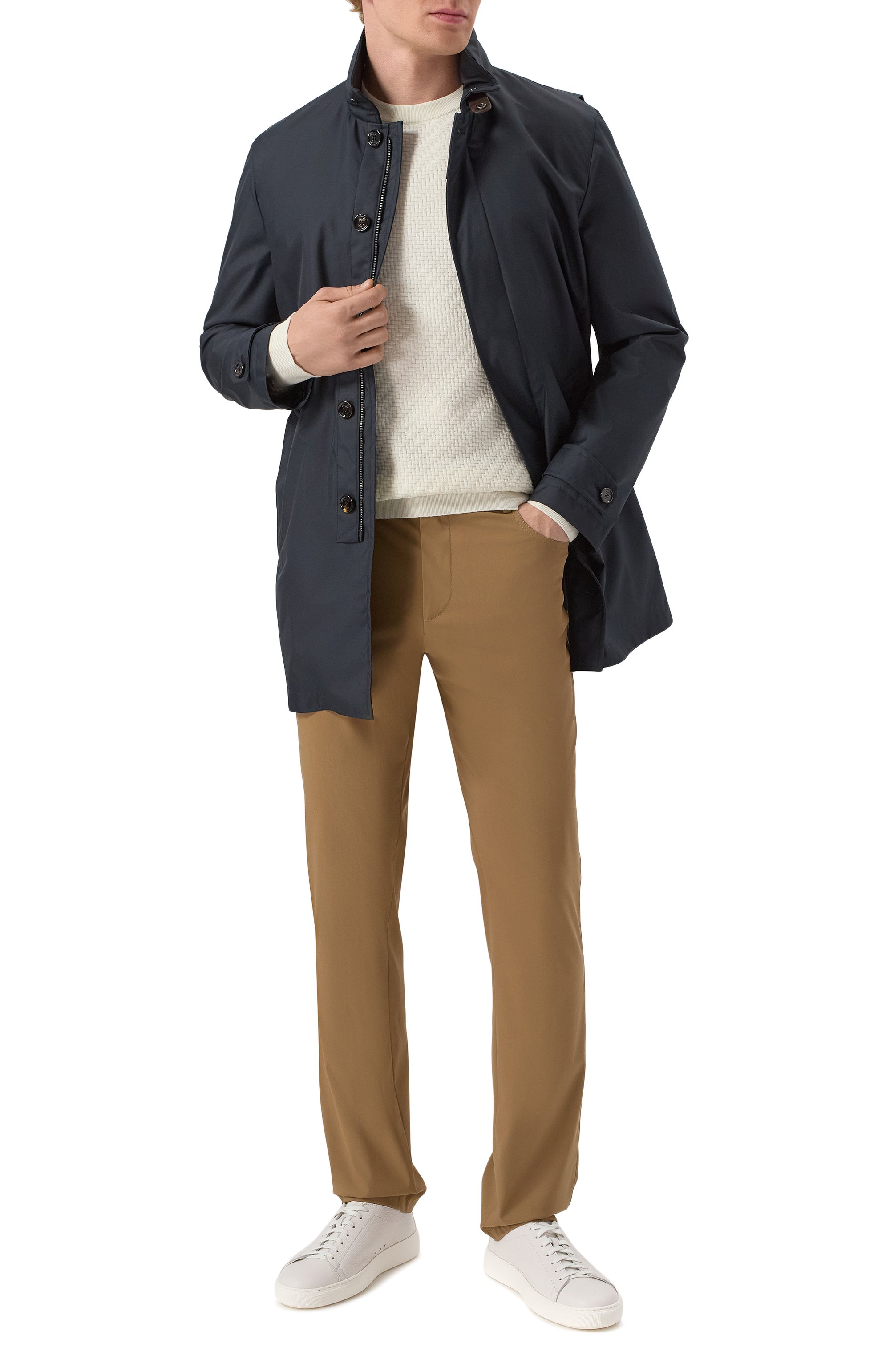 Джемпер из хлопка и шелка BRIONI, арт. UMQ90L/PAK22, фото 2