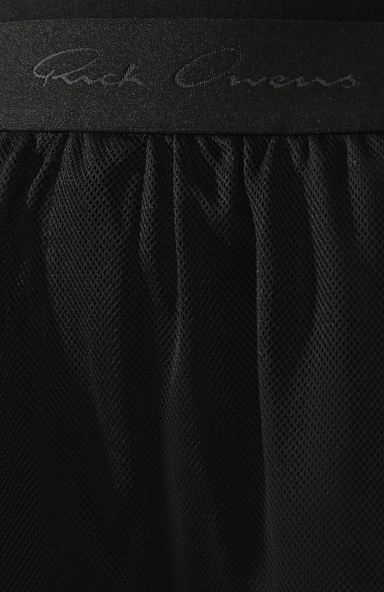 Женские шорты rick owens x champion RICK OWENS черного цвета, арт. CW20S0025/113842 | Фото 5 (Длина Ж (юбки, платья, шорты): Мини; Материал внешний: Синтетический материал; Женское Кросс-КТ: Шорты-спорт, Шорты-одежда; Стили: Спорт-шик; Кросс-КТ: Спорт)