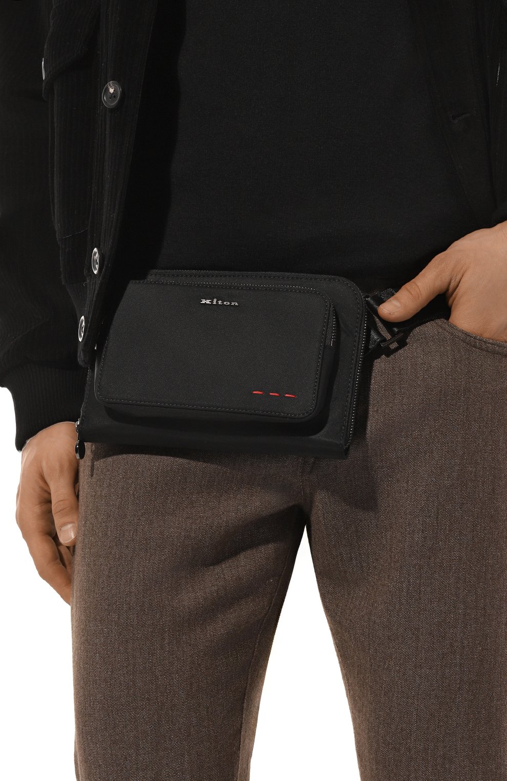 Поясная сумка KITON, арт. UBA0044N0108601, фото 2