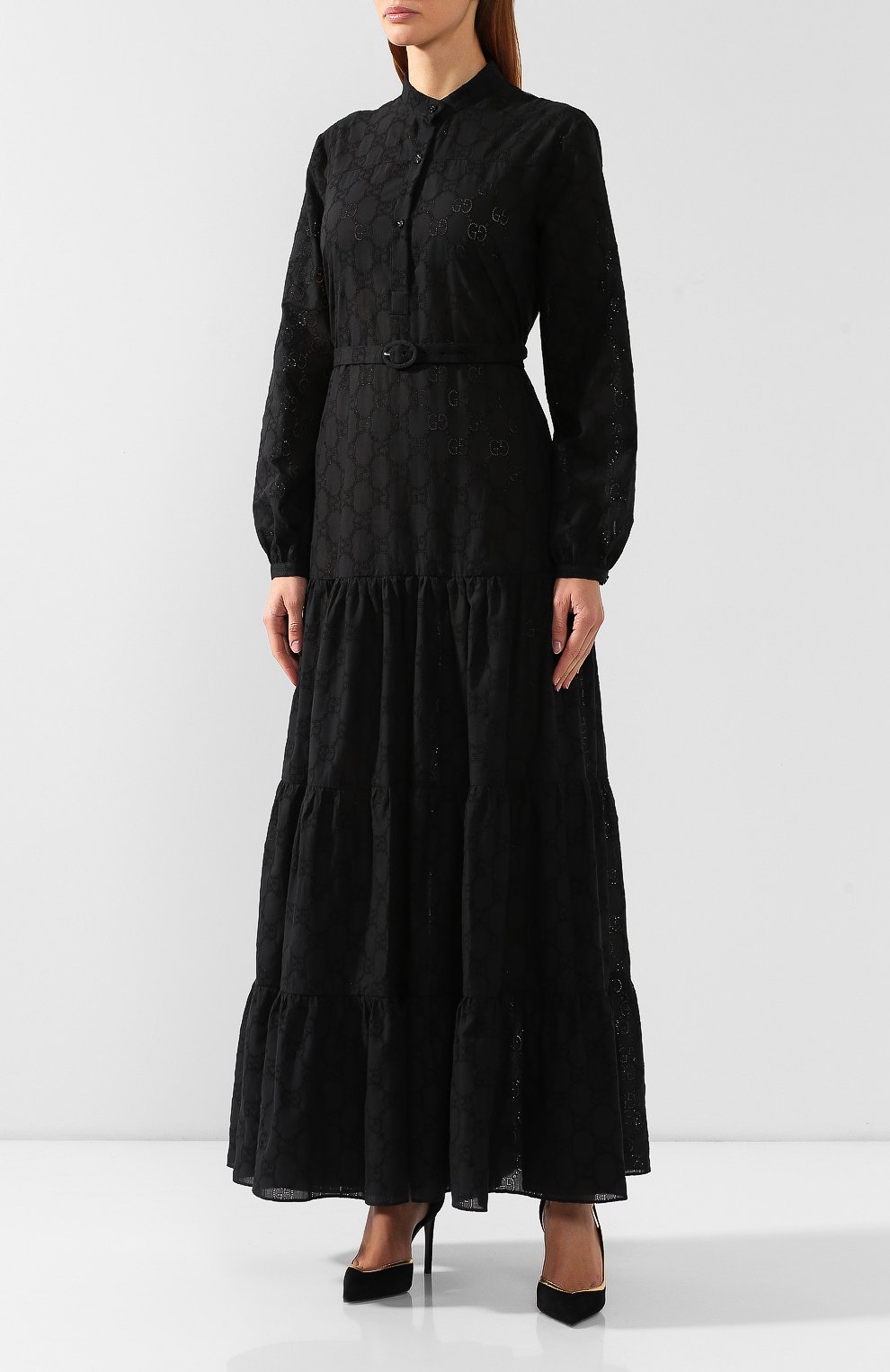 Хлопковое платье GUCCI, арт. 569021/ZABI8, фото 3