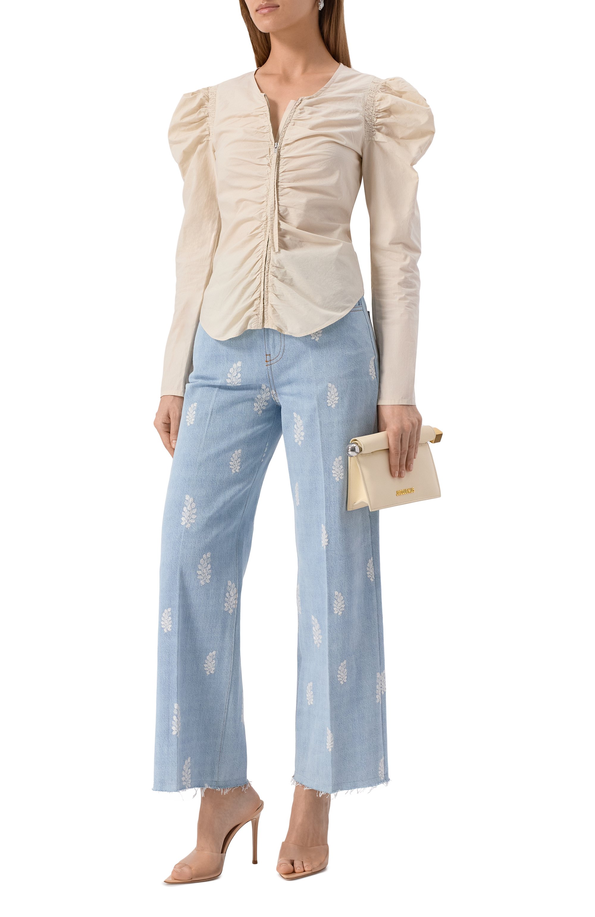 Мюли elle 105 GIANVITO ROSSI бежевого цвета по цене 89950 руб., арт. G11900.15RIC.GSVNUNU, фото 2 Мюли elle 105 GIANVITO ROSSI, арт. G11900.15RIC.GSVNUNU, фото 2