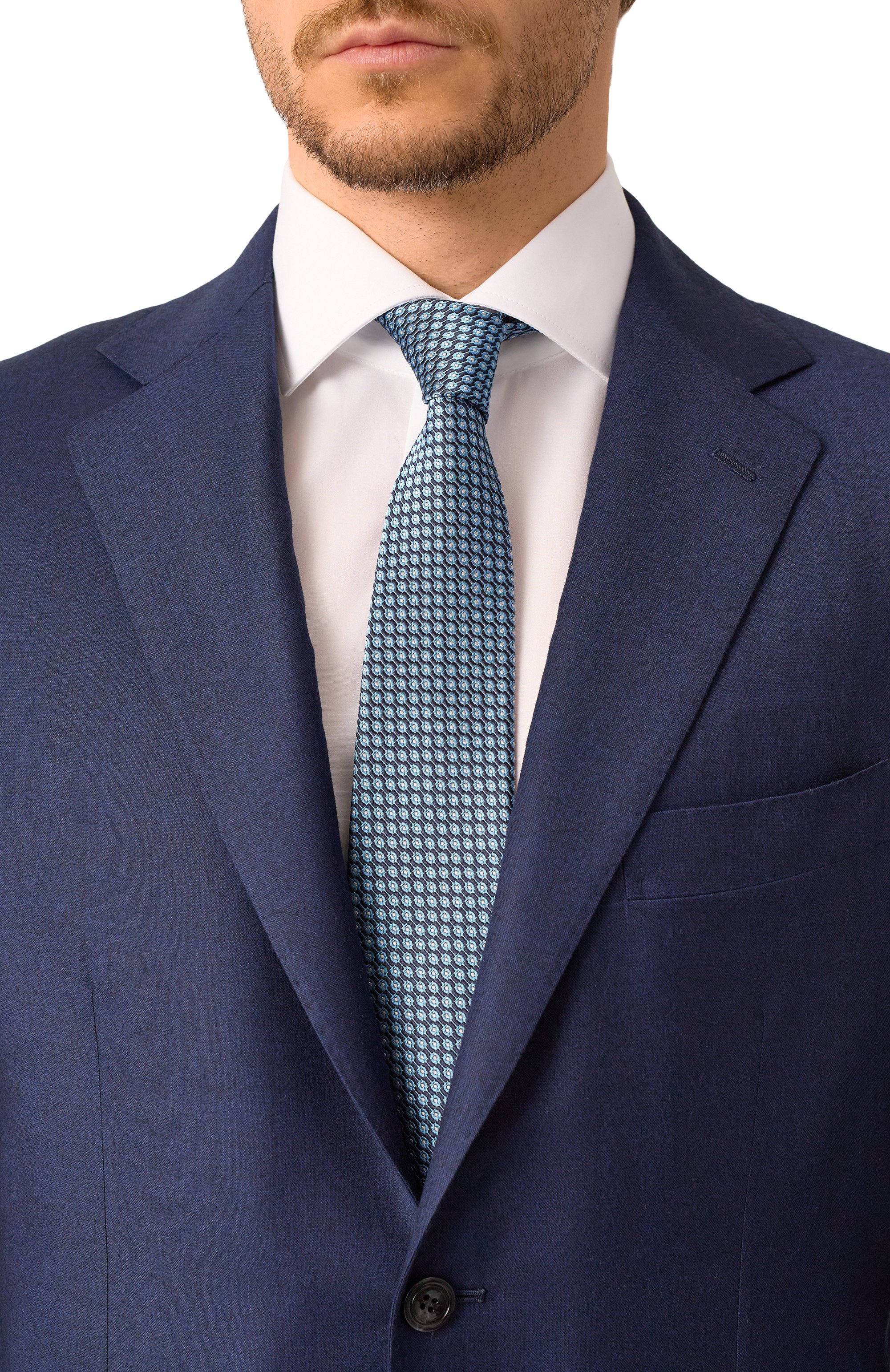 Шелковый галстук CANALI, арт. 18/HJ04240, фото 2