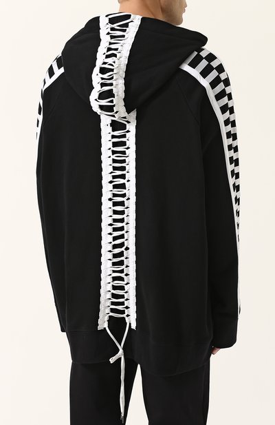 Хлопковое худи свободного кроя с отделкой KTZ, арт. HD 22, фото 4