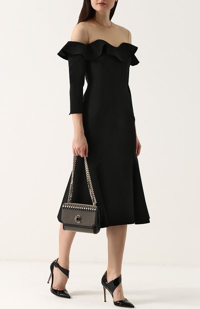 Сумка из кожи с металлической отделкой ELIE SAAB, арт. 93319, фото 2