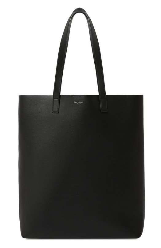 Кожаная сумка-шопер Bold Saint Laurent 676657/CSU0N Чёрный 676657/CSU0N