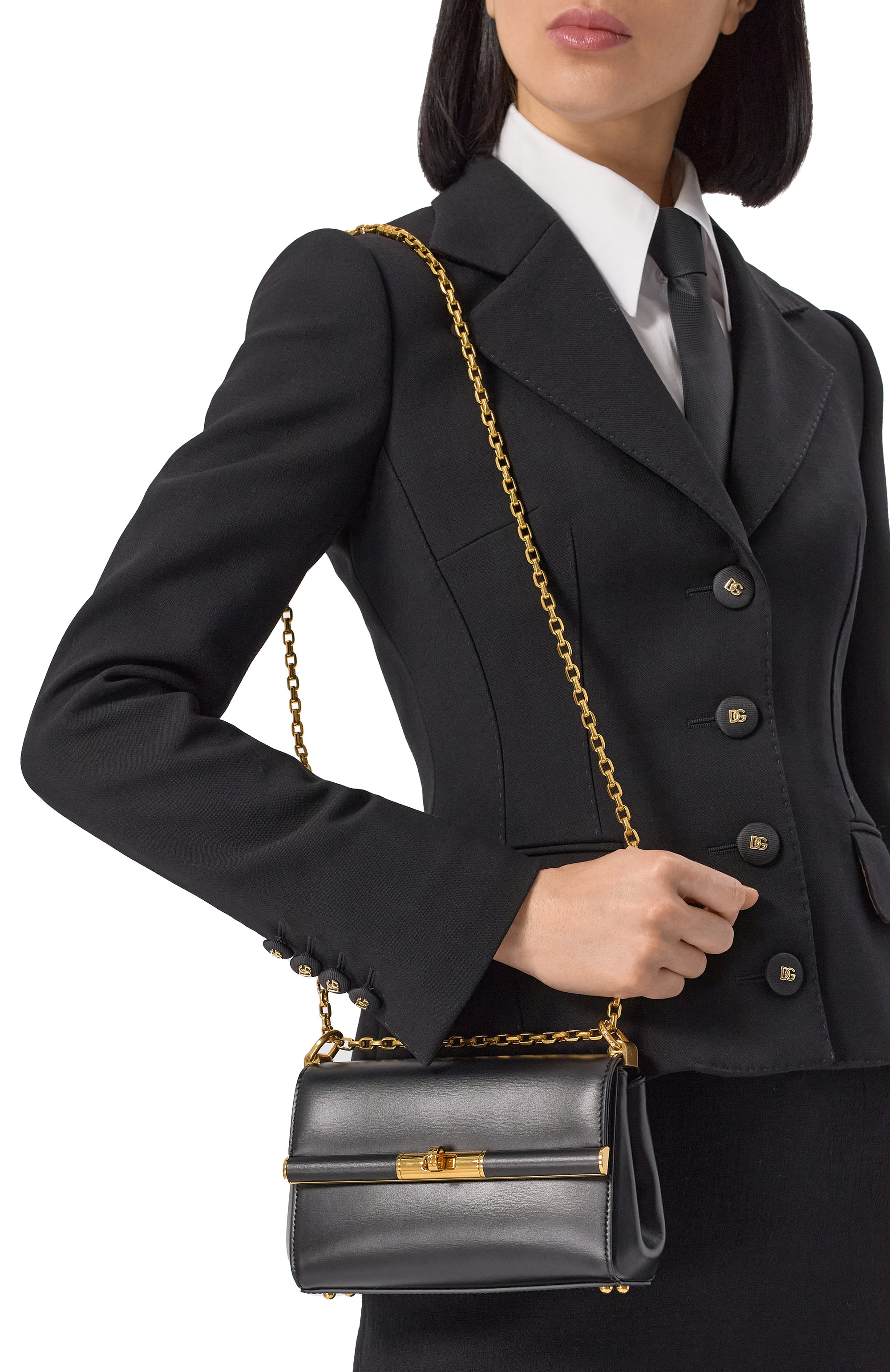 Сумка marlene mini DOLCE & GABBANA черного цвета по цене 229000 руб., арт. BB7766/A3G19, фото 2 Сумка marlene mini DOLCE & GABBANA, арт. BB7766/A3G19, фото 2