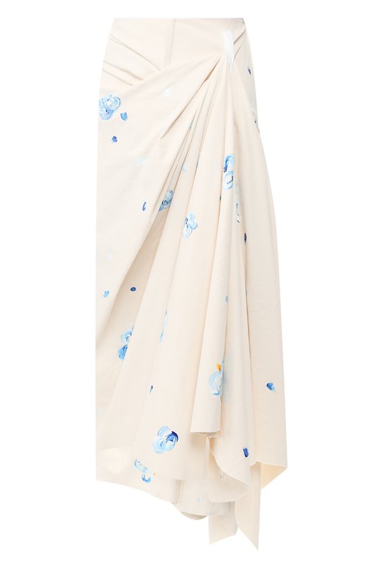 

Юбка из смеси хлопка и вискозы Marni, Белый