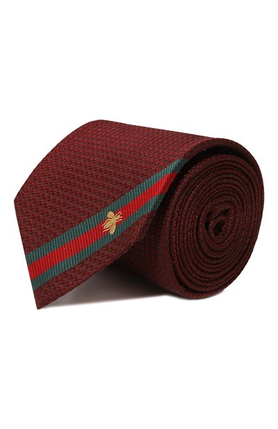Мужской шелковый галстук GUCCI, арт. 456510 4E002