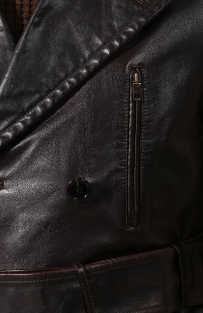 Кожаный тренч DOLCE & GABBANA, арт. G014BL/FUL3Y, фото 5