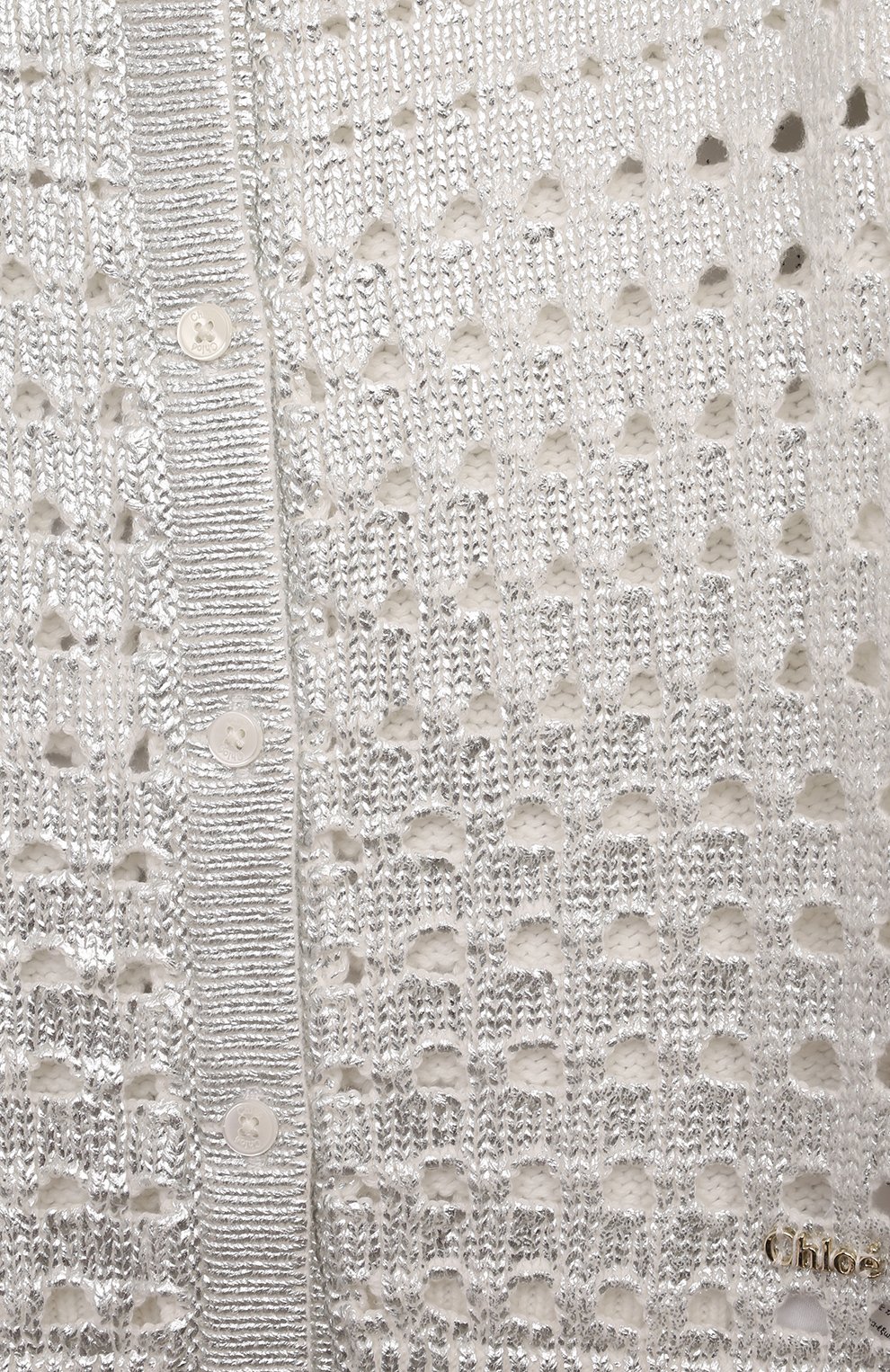 Хлопковый кардиган CHLOÉ, арт. C20195/2A-5A, фото 3