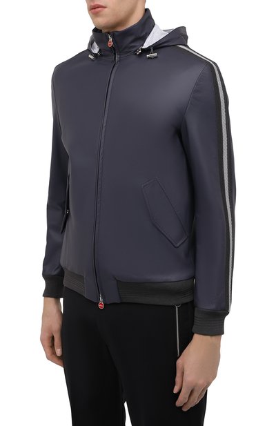 Кожаный бомбер KITON, арт. UW1100V0825A, фото 3