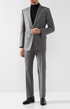 Кожаные оксфорды TOM FORD, арт. J1122T-BET, фото 2